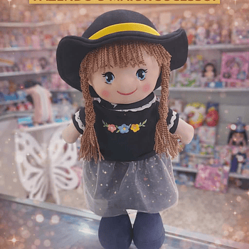 Bonecas de Pano Estilosas – Coleção Encantada 🎀✨