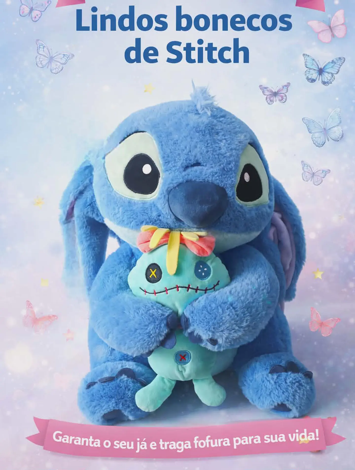 💙✨ Boneco de Pelúcia Stitch – 51cm 1