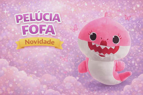 Pelúcia Baby Shark – 40cm