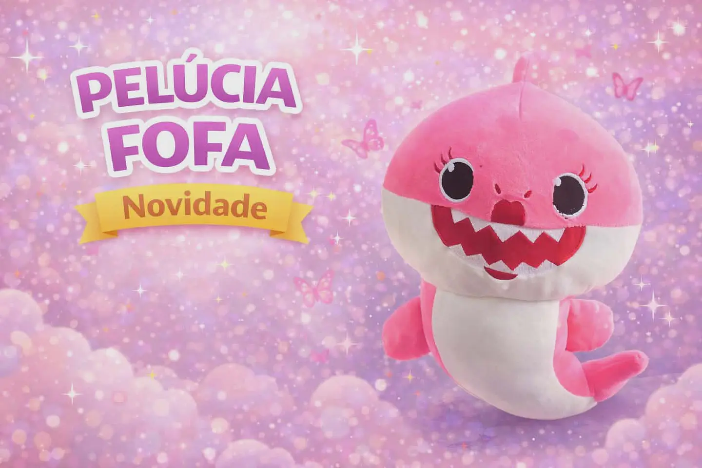  Pelúcia Baby Shark – 40cm 1