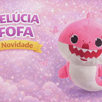 Pelúcia Baby Shark – 40cm