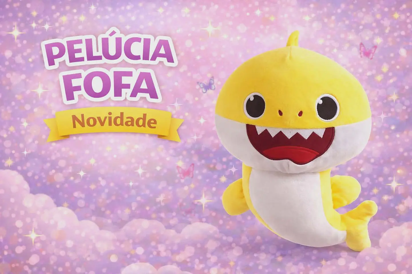  Pelúcia Baby Shark – 40cm 2