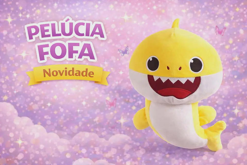  Pelúcia Baby Shark – 40cm 2