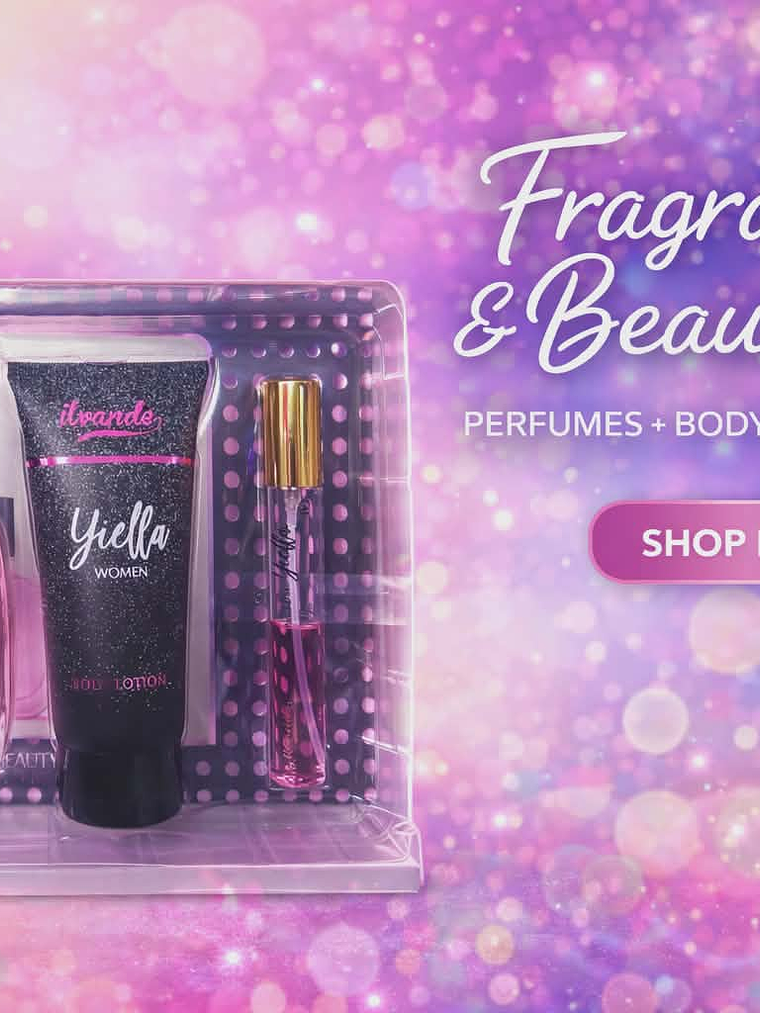 Kit Presente Ilvande Ylella Women – Perfume, Loção Corporal e Roll-On 1