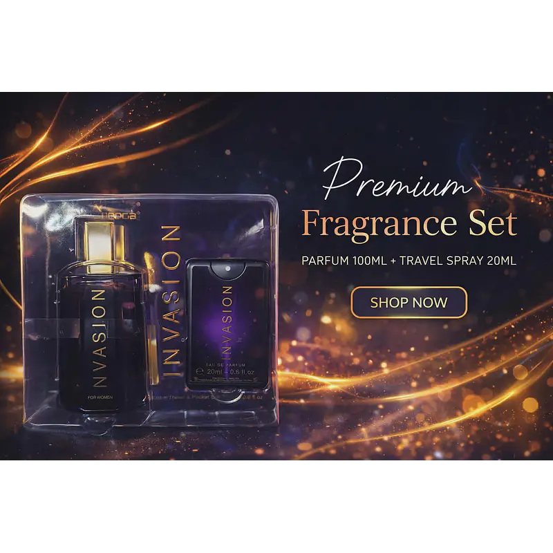 Kit Perfume Omerta Invasion For Women – 100ml + Travel Size 20ml