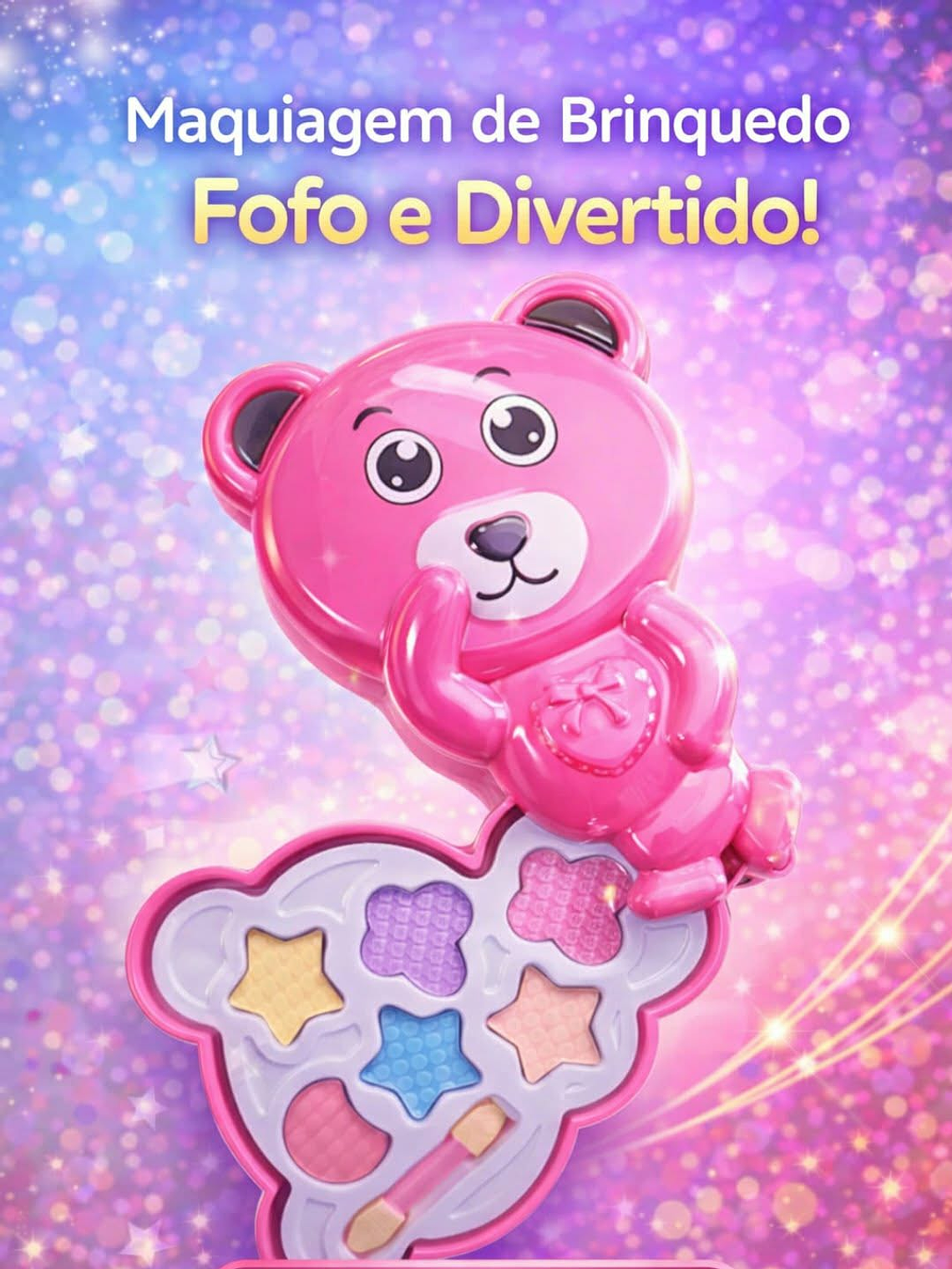 Kit de Maquiagem Infantil – Diversão e Criatividade 💄✨ 1