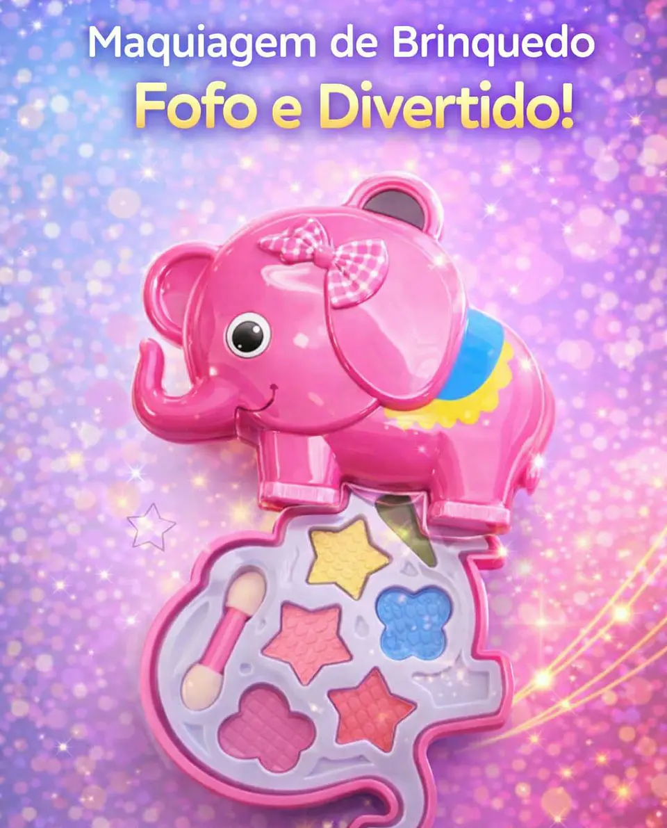 Kit de Maquiagem Infantil – Diversão e Criatividade 💄✨ 2