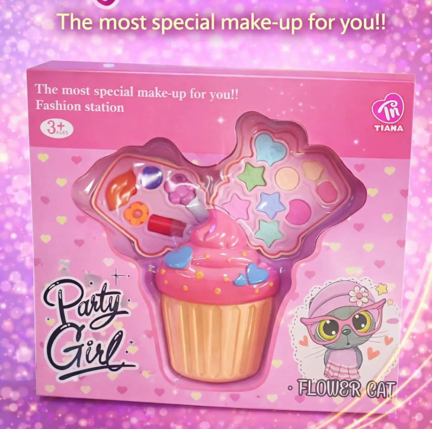 Kit de Maquilhagem Infantil Party Girl – Flower Cat 2