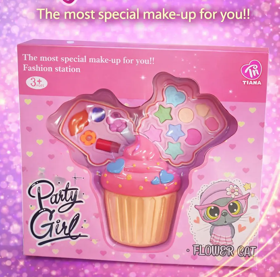 Kit de Maquilhagem Infantil Party Girl – Flower Cat 2