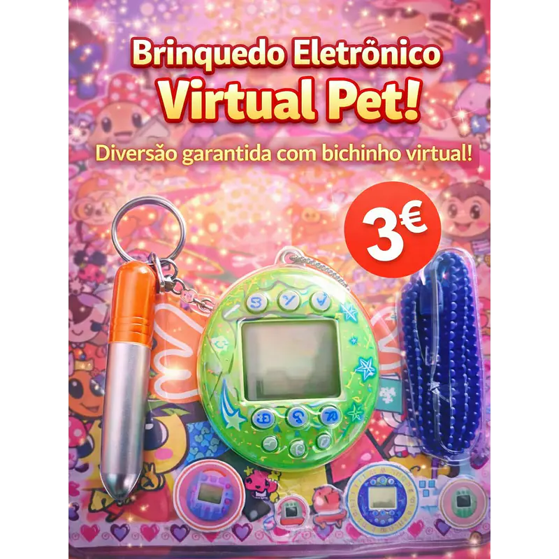 Tamagotchi Virtual Pet – O Clássico da Diversão Digital 🐣🎮