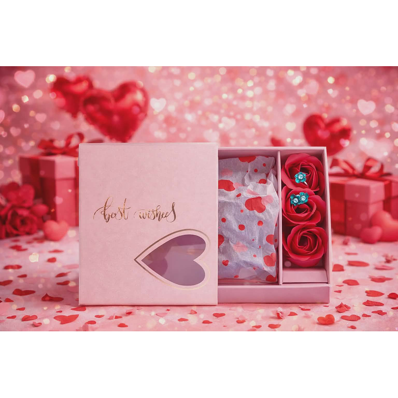 Caixa Presente Romântica – Kit Amor Especial