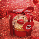 Caixa Presente Floral com Colar de Berloques – Edição Romântica