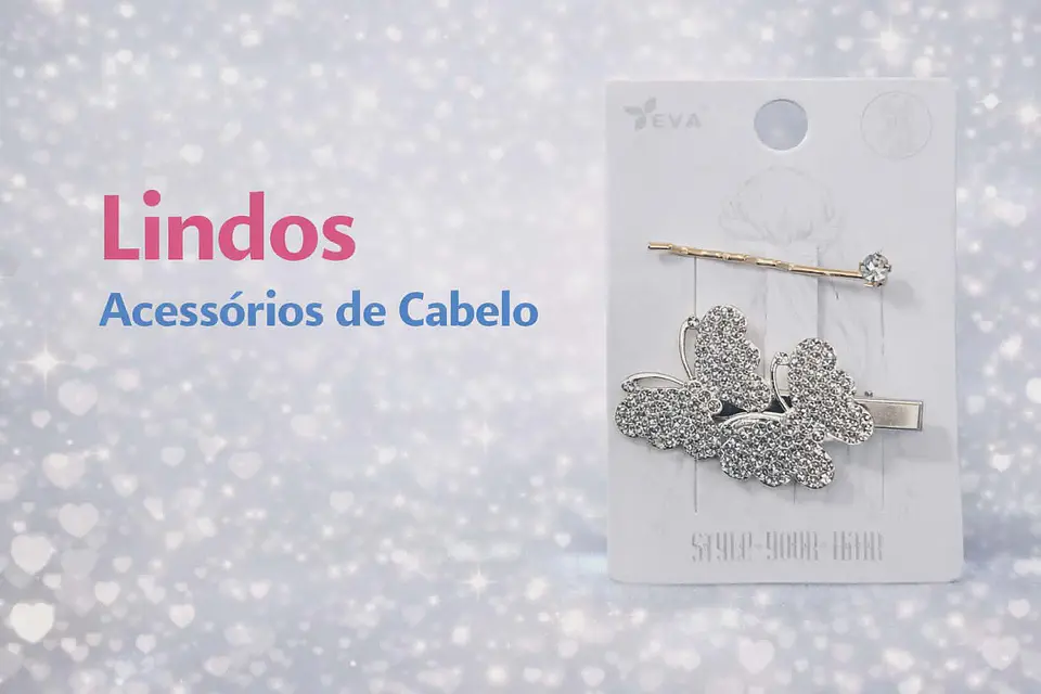 Lindos Acessórios de Cabelo 2 borboletas 1