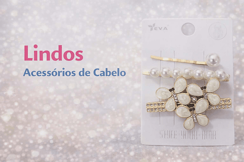 Acessórios de Cabelo com Pérolas 