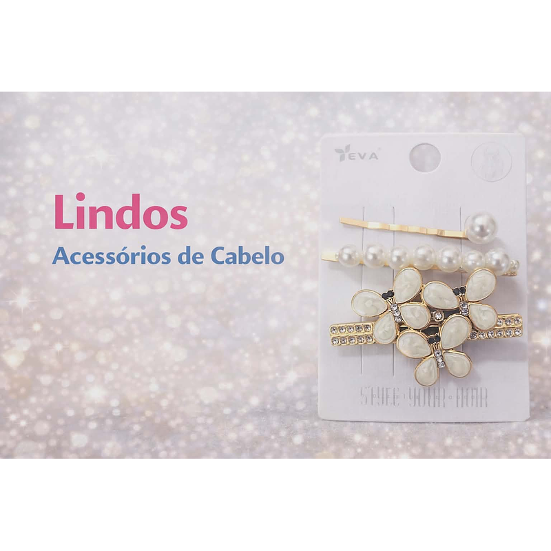 Acessórios de Cabelo com Pérolas 