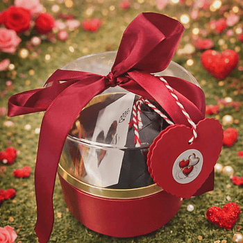 Caixa Presente Romântica – Dia dos Namorados com Carteira e Cartão