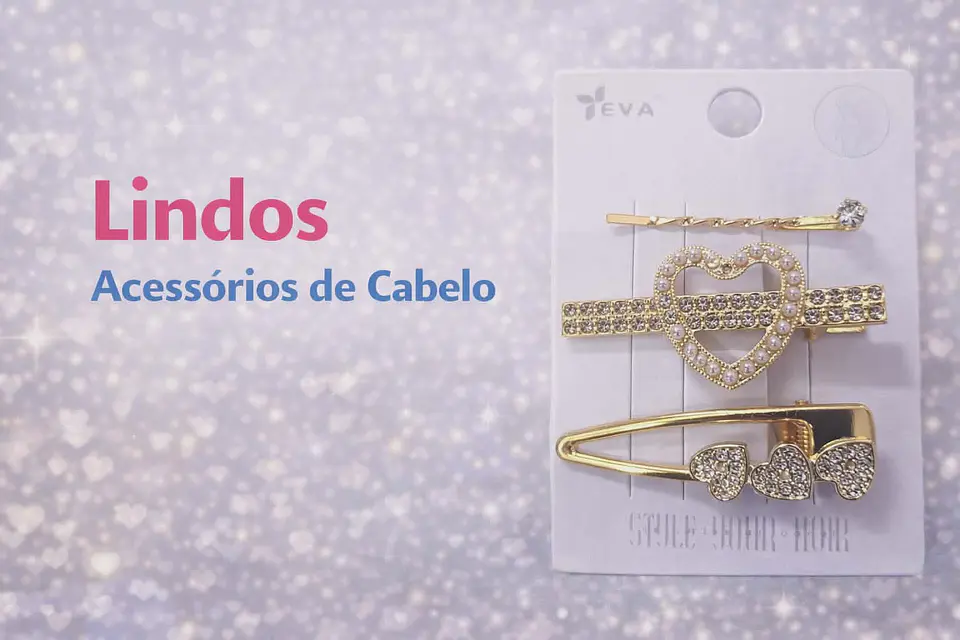 Kit Lindos Acessórios de Cabelo – Presilhas Decoradas 1