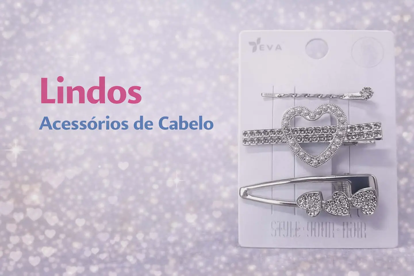 Kit Lindos Acessórios de Cabelo – Presilhas Decoradas 2