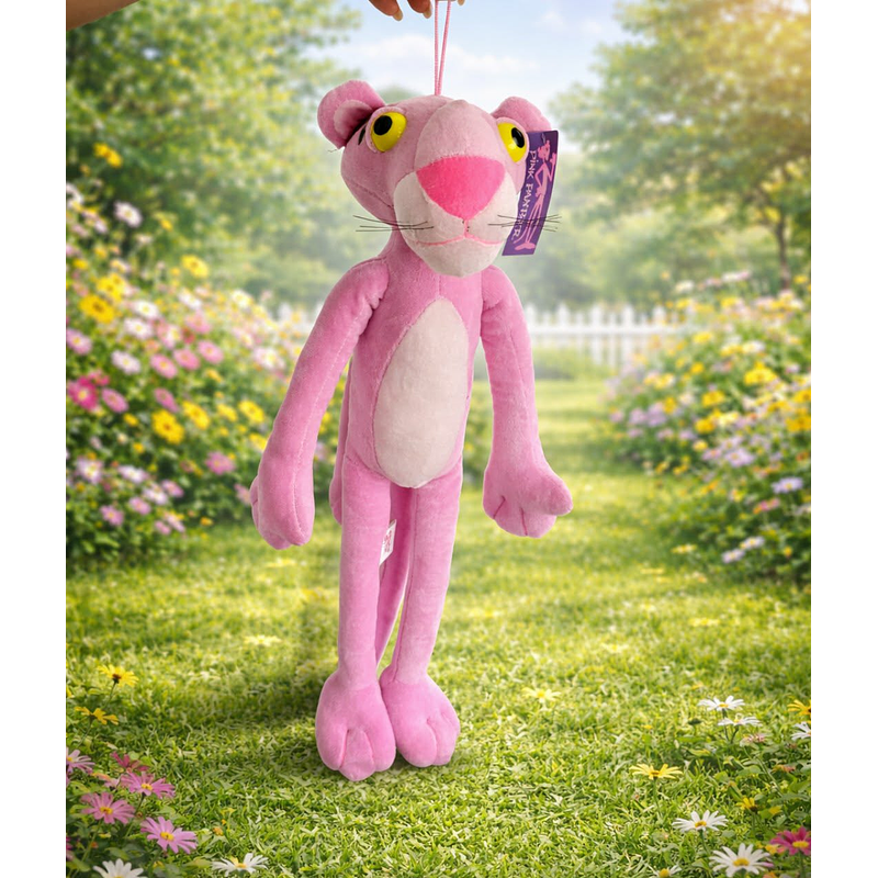 Peluche Pantera Cor-de-Rosa