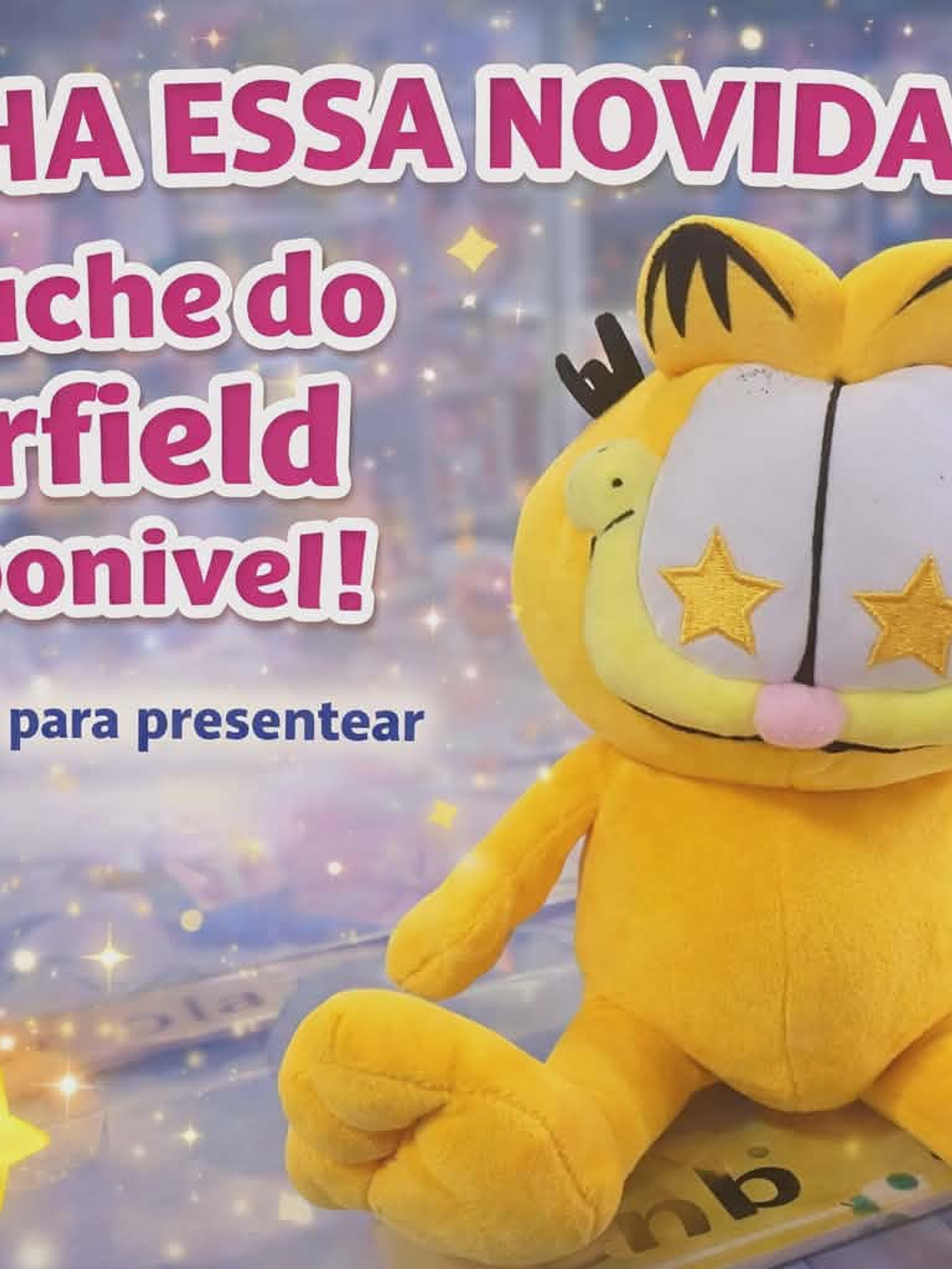 Peluche Garfield Estrelado ⭐🐱 1