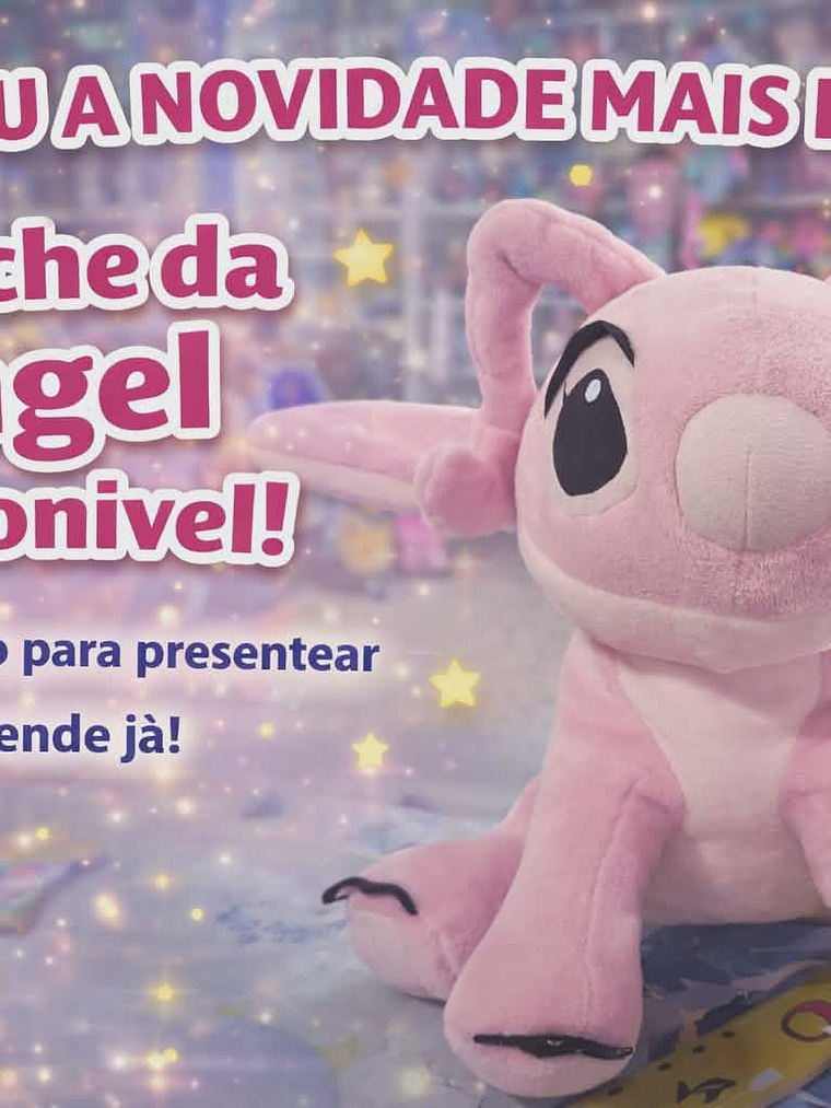 Peluche Stitch e Angel – O Casal Mais Fofo da Galáxia 🌌💖 1