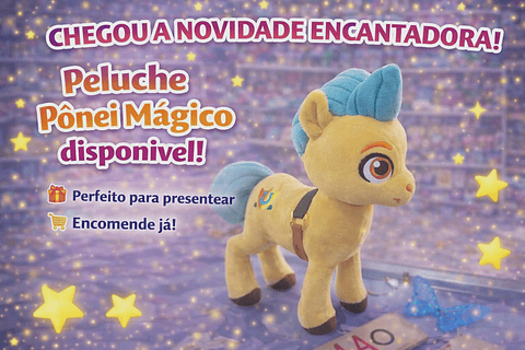 Peluche My Little Pony – Magia e Amizade 