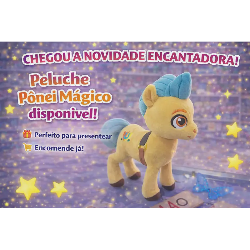 Peluche My Little Pony – Magia e Amizade 