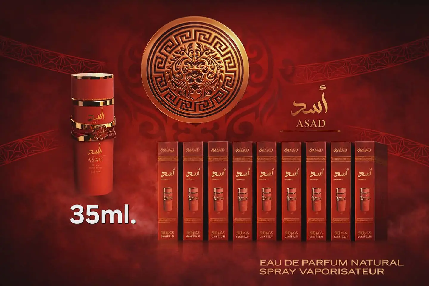 Perfume masculino Asad  1