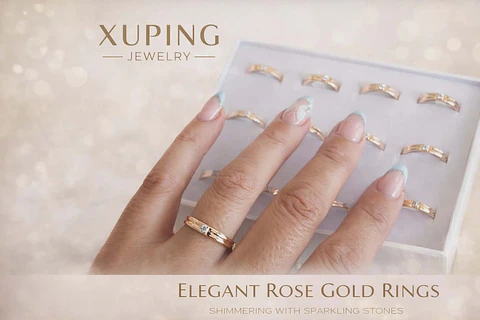Anel  Rose Gold c/1 Pedra Brilhante