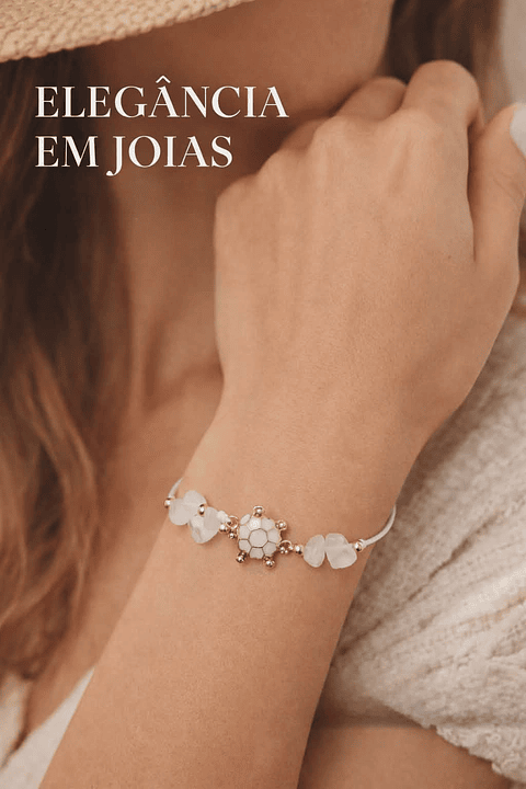 ✨ Pulseira Elegante com Pedra Natural – 4 Modelos ✨