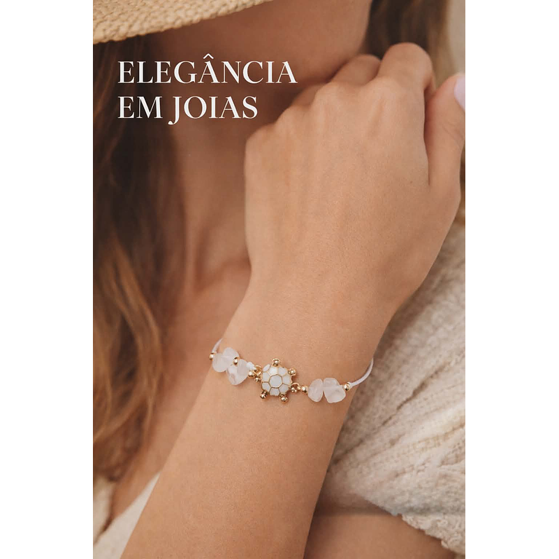 ✨ Pulseira Elegante com Pedra Natural – 4 Modelos ✨