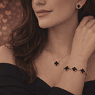 Conjunto Trevo Elegante – Aço Inox ✨