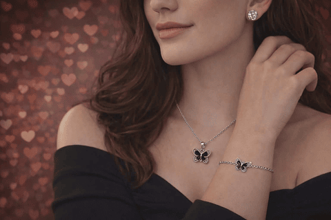 Conjunto Borboleta – Elegância em Cada Detalhe ✨