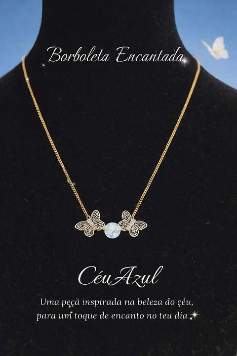 Borboleta Encantada – Céu Azul