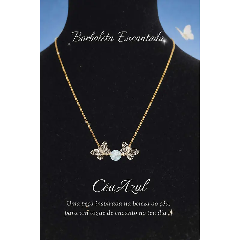 Borboleta Encantada – Céu Azul