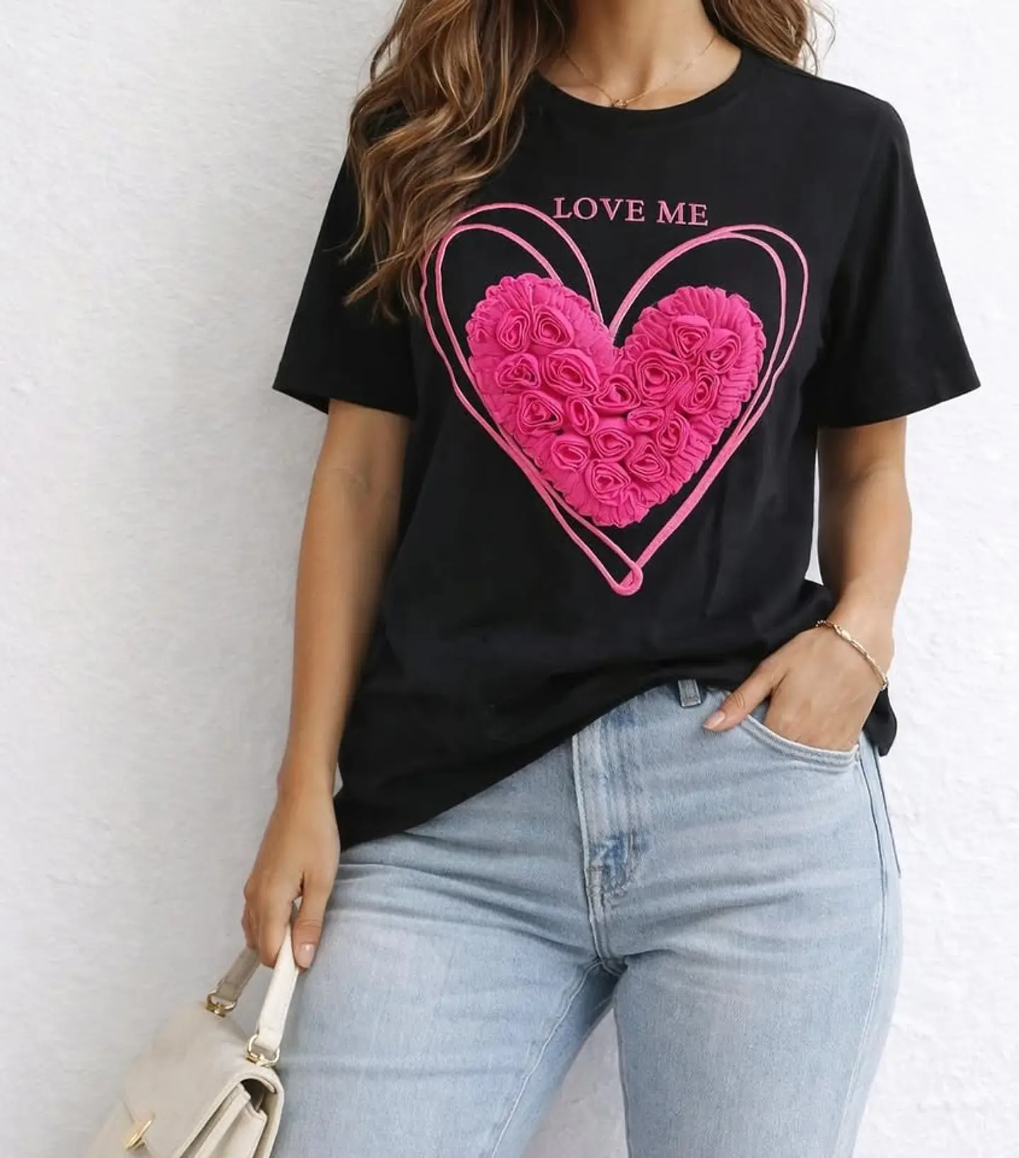 T-SHIRT love me tam.unico veste ate XL 1