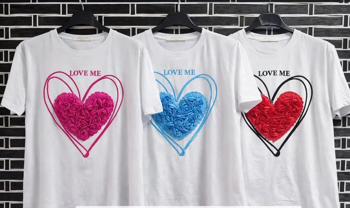 T-SHIRT love me tam.unico veste ate XL 2
