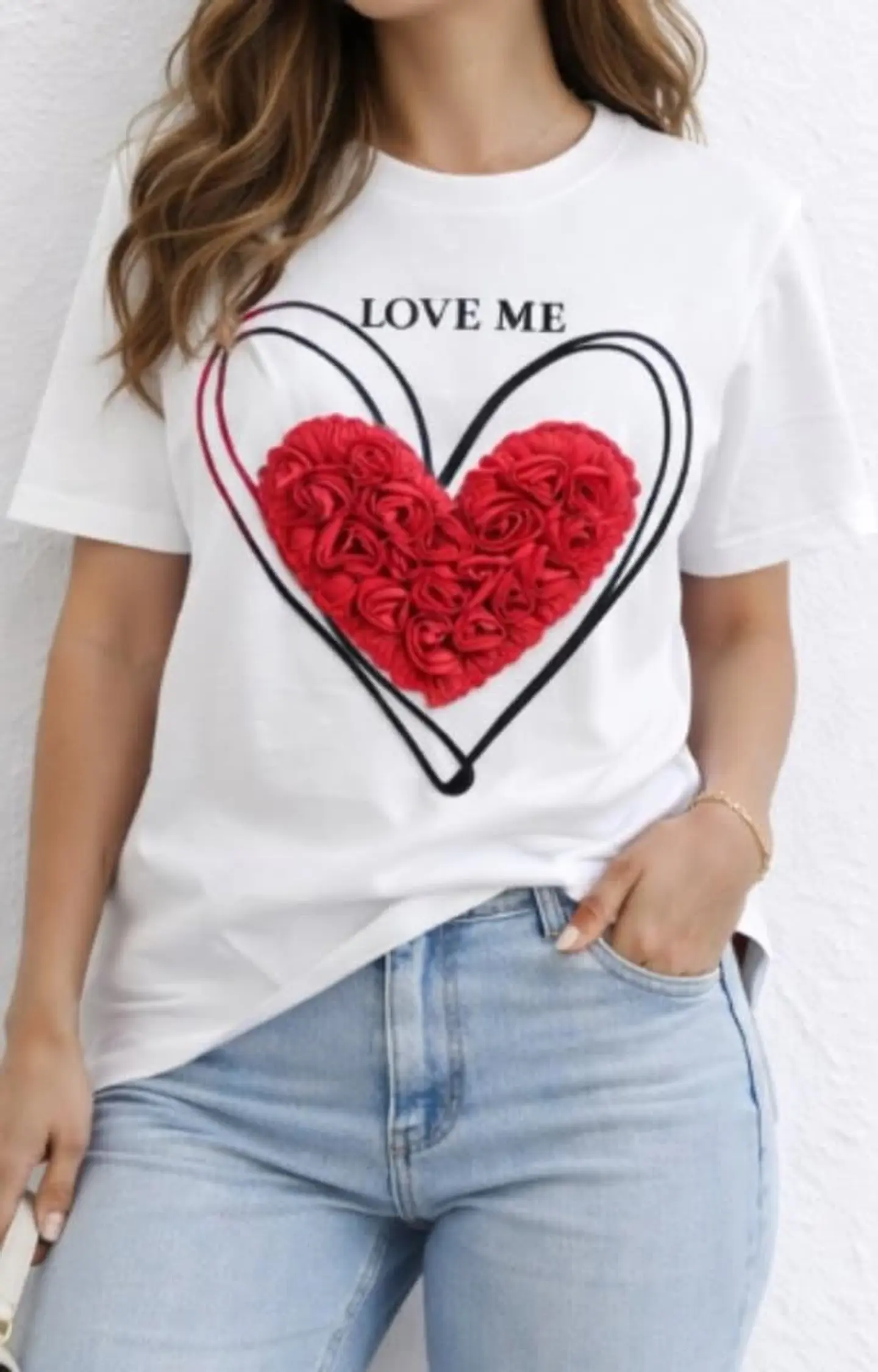 T-SHIRT love me tam.unico veste ate XL 3