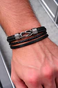 Pulseiras Masculinas em Couro – Estilo Moderno - Thumbnail 7