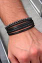 Pulseiras Masculinas em Couro – Estilo Moderno - Thumbnail 9