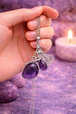 🧚‍♀️ Colar Fada Encantada com Pedras Lilas – Magia e Proteção 🧚‍♀️💜 - Thumbnail 2