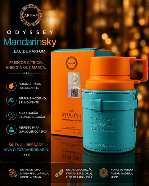 ODYSSEY Mandarinsky Eau de Parfum – Edição Limitada