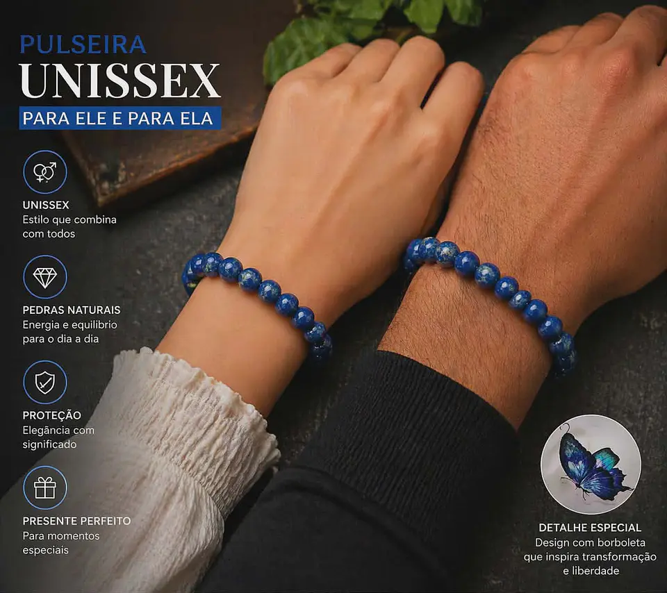 Pulseira Sodalita Azul – Clareza e Intuição 1