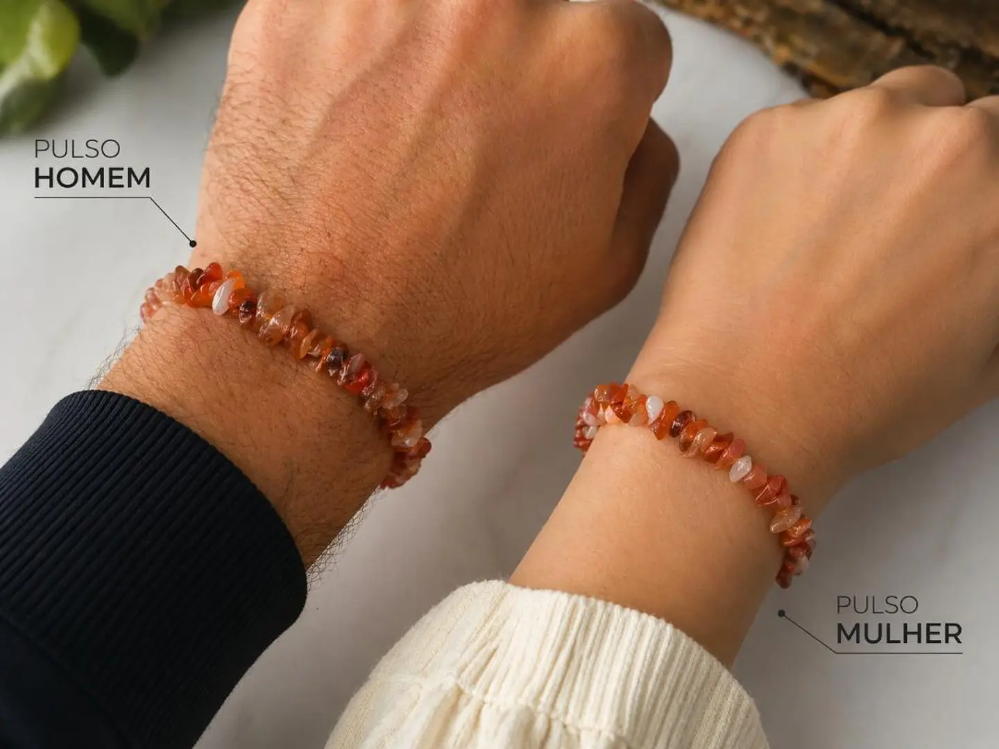 Pulseira Energética em Pedras Naturais – Cornalina 1