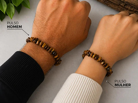 Pulseira de Olho de Tigre – Coragem & Proteção