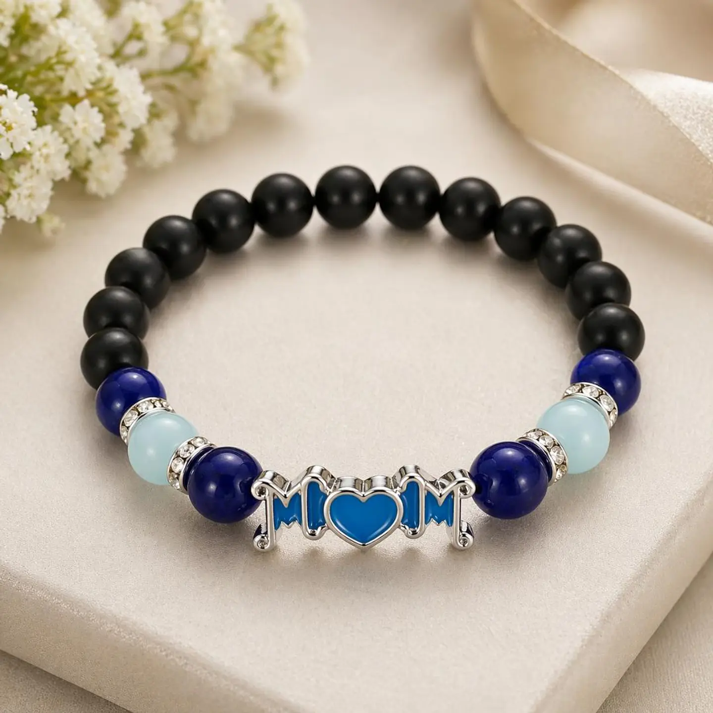 💜 Pulseira “MOM” – Amor de Mãe 1