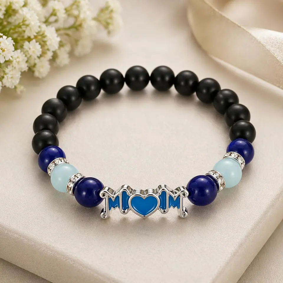 💜 Pulseira “MOM” – Amor de Mãe 1