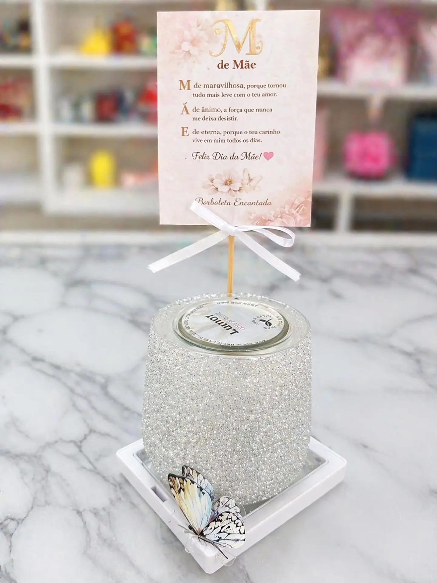 💝 Vela Perfumada Decorativa – Presente para Mãe 💝 1