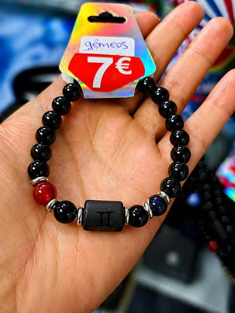 pulseira signo turmalina unissex