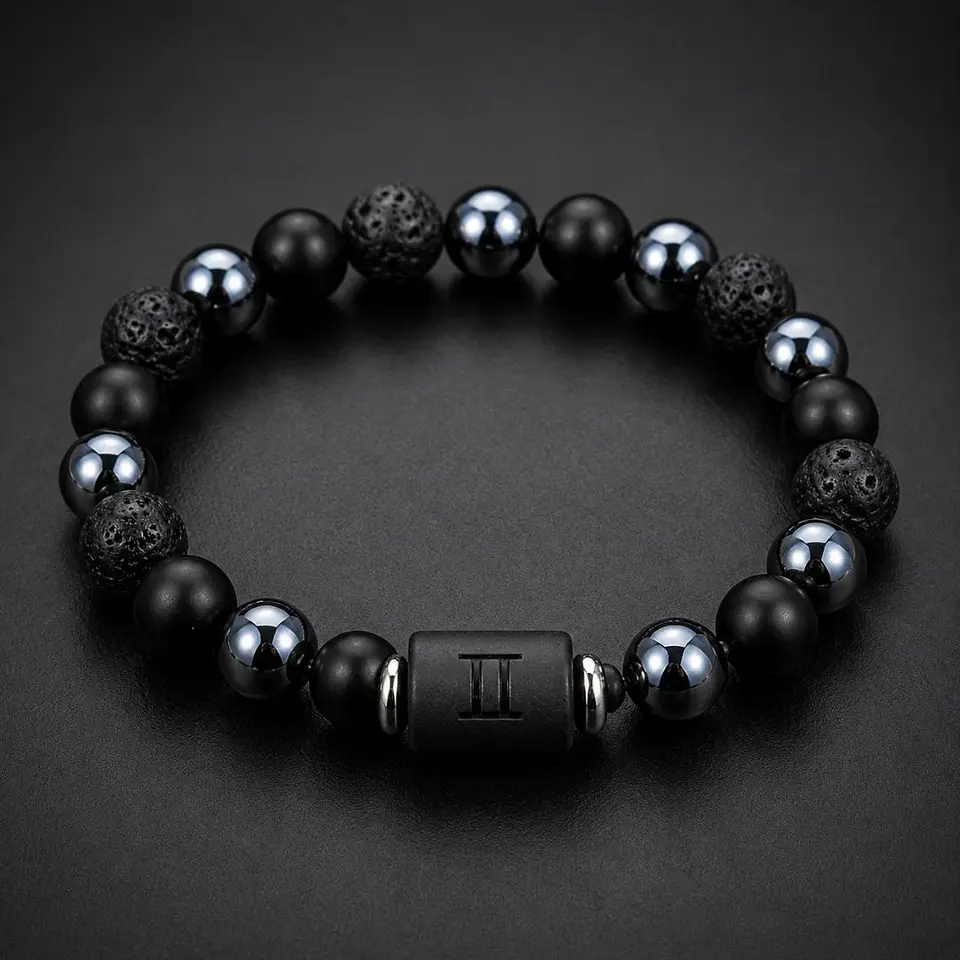 pulseira signo turmalina e hematite unissex 4